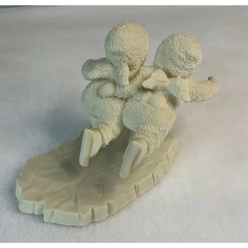 Dept 56 Snowbabies 'WE MAKE A GREAT PAIR' Figurine #68438 1993 Retired Vintage
